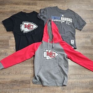 Men's Large Kansas City Chiefs Royals Set